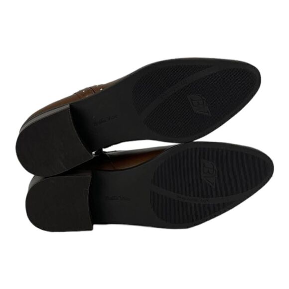 New Women Bella Vita Dark Tan Brown Lorraine Leather Ankle Boot Shoes US 6.5 - Picture 8 of 9